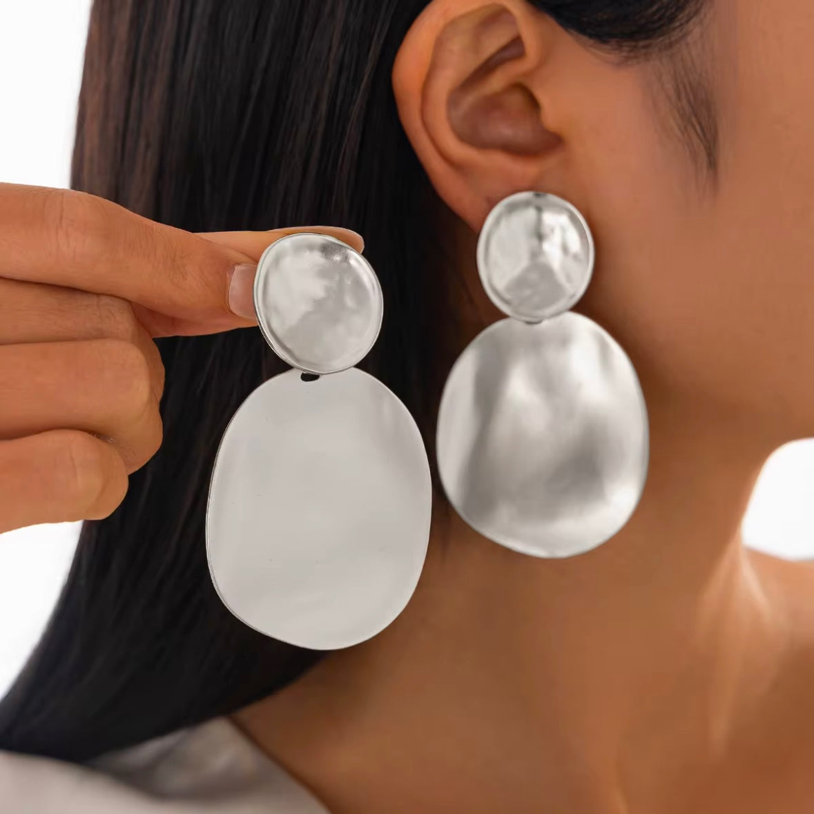 Gia Silver Earrings