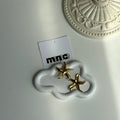 Sienna Starfish Gold Coloured Stainless Steel Stud Earrings Vacation Holiday Ocean Theme Pair Women Woman’s Casual
