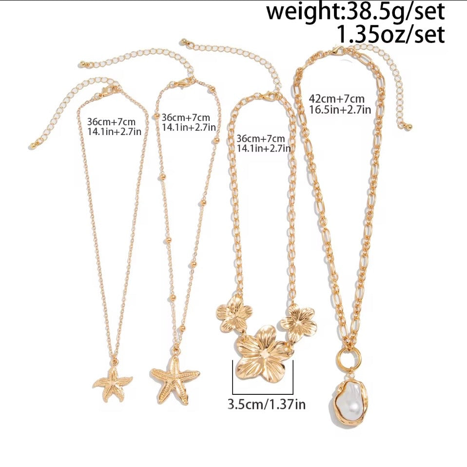 Lucia Starfish Pearl Pendant Necklace Baroque
Pearls & Seashell Charm Oceanic Elegance
Y2K Necklace Jewelry Gift for Women