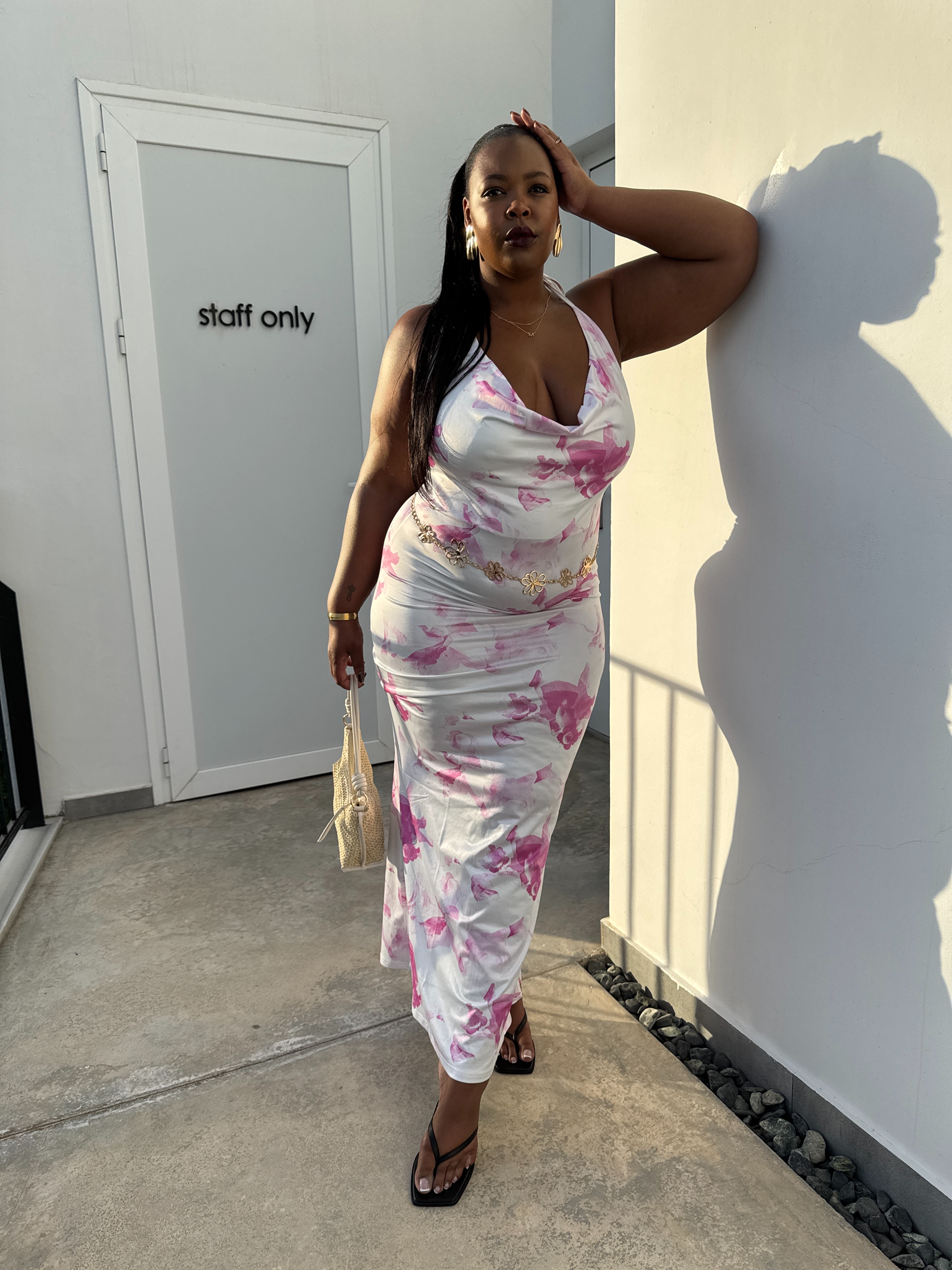 Petra Summer Dress Backless Halter Holiday Sexy Maxi Dress Cute Bodycon